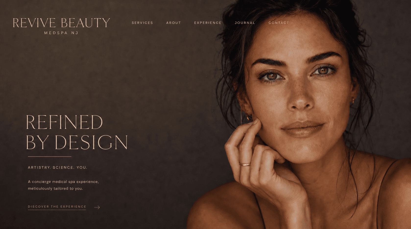 Medspa website after